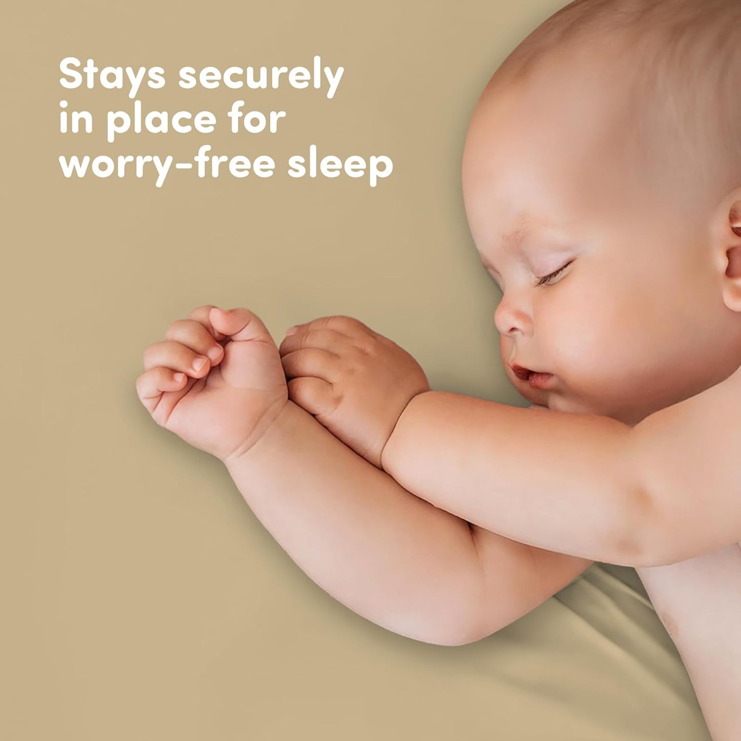 Sweety Fox 2-Pack Crib Sheets - Soft Cotton Jersey Fitted Sheets for Boys and Girls, Mini Crib Sheets, Toddler Bed Sheets (Pecan/Cream)