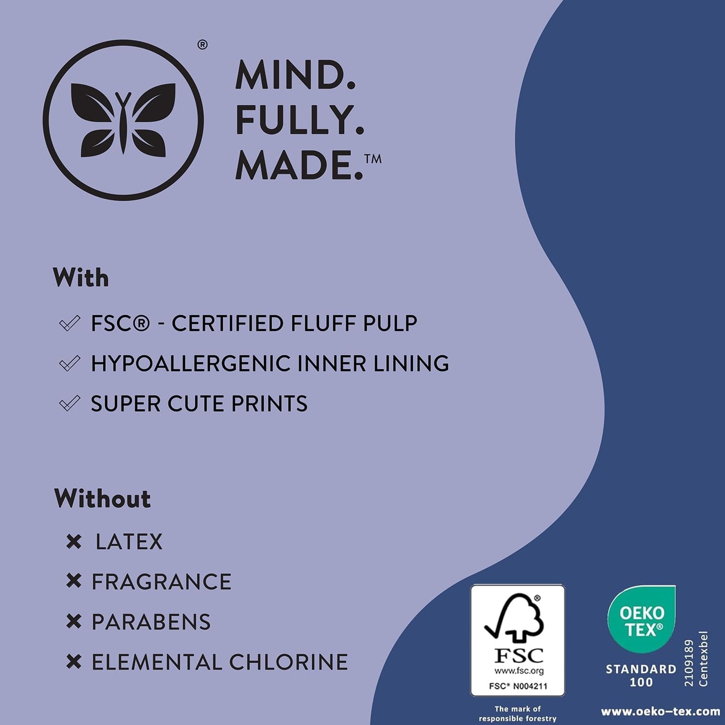 The Honest Company Clean Conscious Overnight Diapers for Sensitive Skin | Hypoallergenic, Fragrance Free | Cozy Cloud + Star Signs | Club Box, Size 6 (35+ lbs), 34 Count