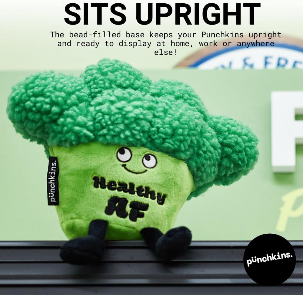 Cute but Pyscho Unbearable Plushie, Comical Plush Teddy Bear Collectible, Funny Pun Meme Gag Gift, White Elephant, Stocking Stuffer,Emotional Support, Fun Desk Accessory, Weighted Base for Display