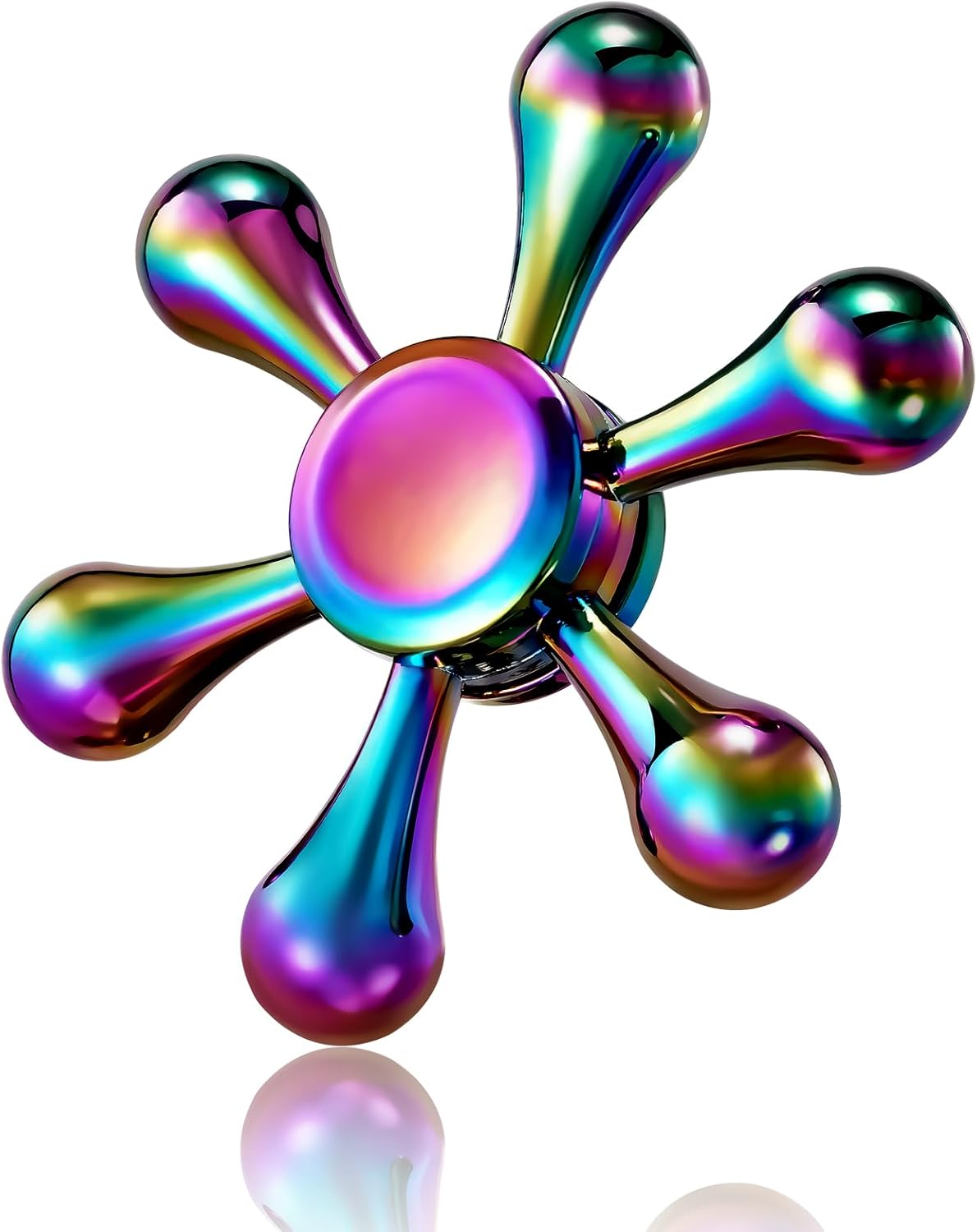 SCIONE Metal Fidget Spinner Gifts for Adults and Kids, Stress Anxiety ADHD Relief Figets Toy, Metal Anti-Anxiety Fidget Spinner Toy for Birthday Gifts Stocking Stuffers Classroom Prizes for Boys Girls