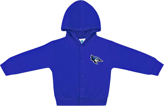 Creative Knitwear College Baby Snap Hooded Jacket - Team Logo, Multiple Colors, for Boys & Girls, (0-24 Months)