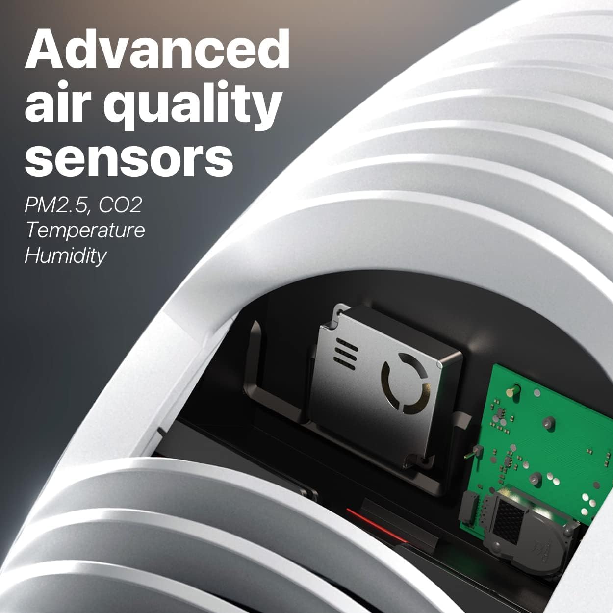 IQAir Atem X - 3Pack - Smart Air Purifier for Large Room up to 4950 sq. ft., WiFi App Control, HyperHEPA Filters Viruses, Bacteria, Allergies, Asthma, Mold, Pets, Dust, Odor; Made in Germany