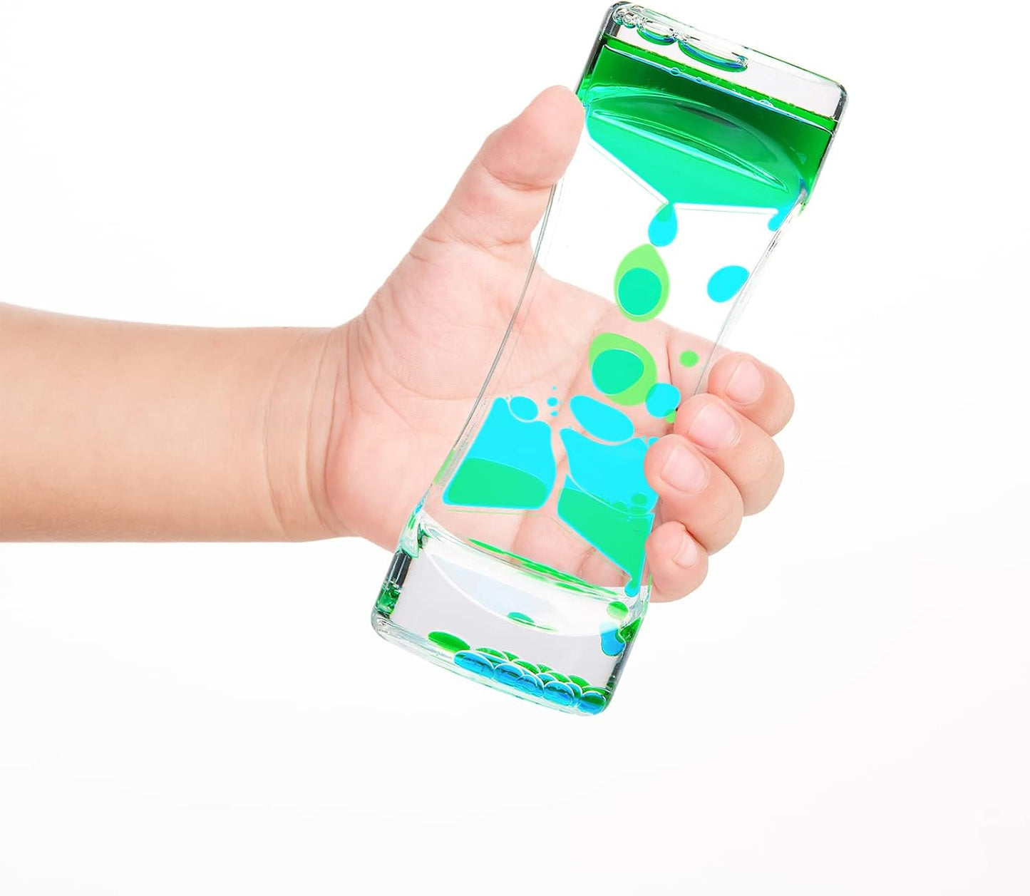 Liquid Motion Bubbler Timer 2Pack Sensory Toy for Relaxation,Liquid Motion Timer Toy Floating Color Lava Timer-Relaxing Liquid Bubbler Timer Calming Toy