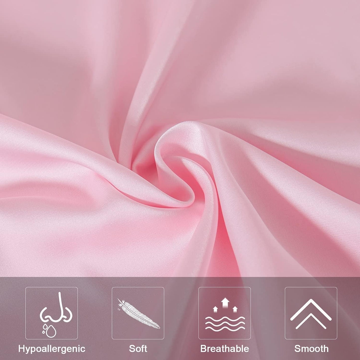 Mulberry Silk Pillowcase for Hair and Skin,Toddler Size Kids Silk Pillow Case with Hidden Zipper,Allergen Proof Dual Sides Soft Breathable Smooth Silk Pillow Cover(Toddler,Pink)