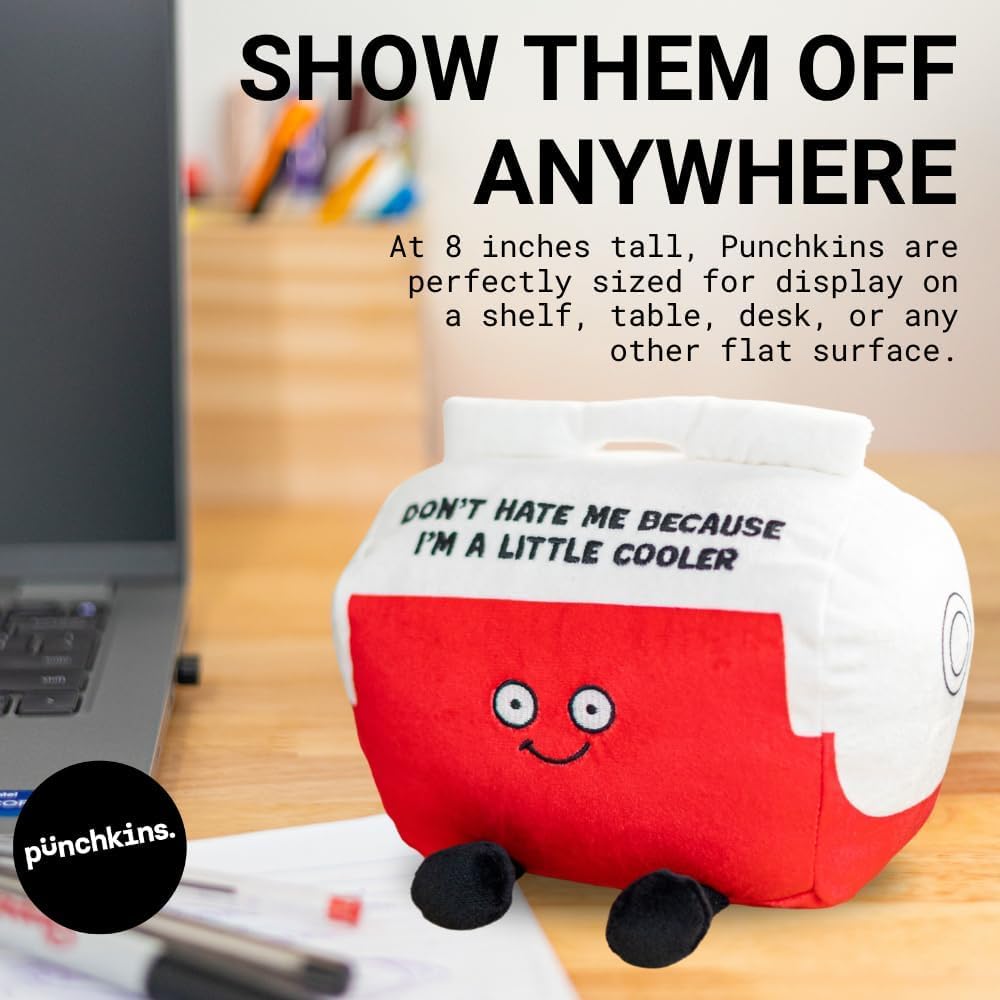 Book Lover Plushie, Funny Meme Gag Gift, Comical Plush Collectible, Stocking Stuffer Present, Great for Emotional Support, Fun Desk Accessory, Weighted Base for Display