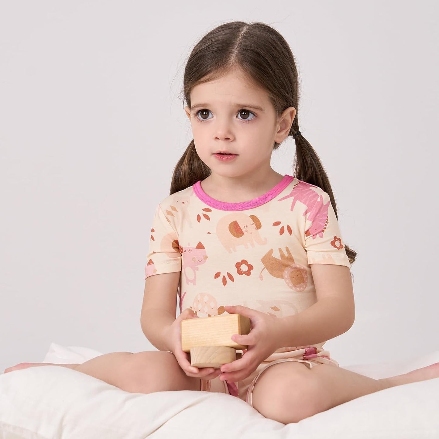 pureborn Baby Toddler Kids Viscose from Bamboo Pajamas Set Pjs 2pcs 18M-8Y