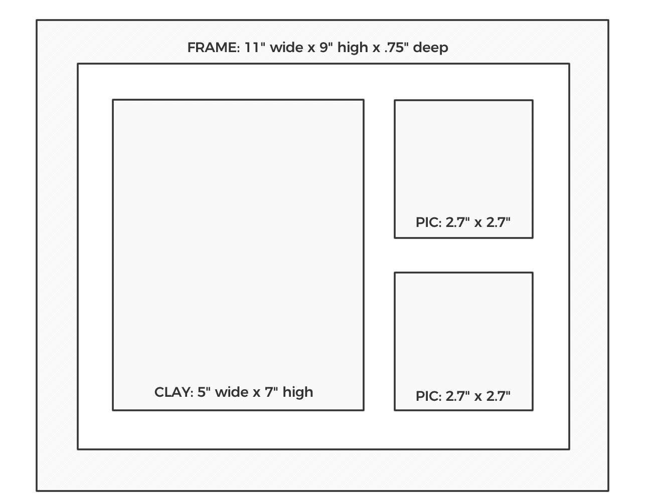 Baby Hand & Footprint Frame Keepsake Kit | Capture Milestone Moments with Safe Clay, Stencil Set & Wood Frame | Perfect Newborn Gift for Baby Showers | White