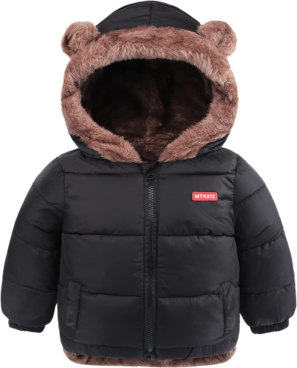 Winter Coat For Baby Boys Girls Fleece Jacket Toddler Clothes