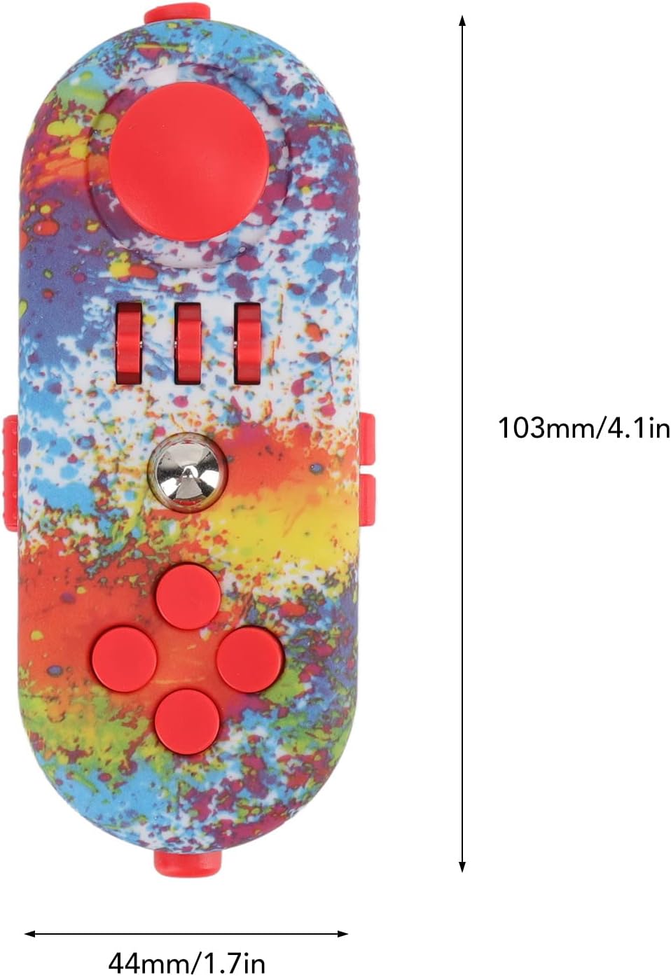 Reduce Stress Relax Mood Portable Anxiety Sensory EDC Toy Sensory Controller Pad Educational Novelty Toys Relief Pressure Decompression Toys for Adults(11 Graffiti Color)