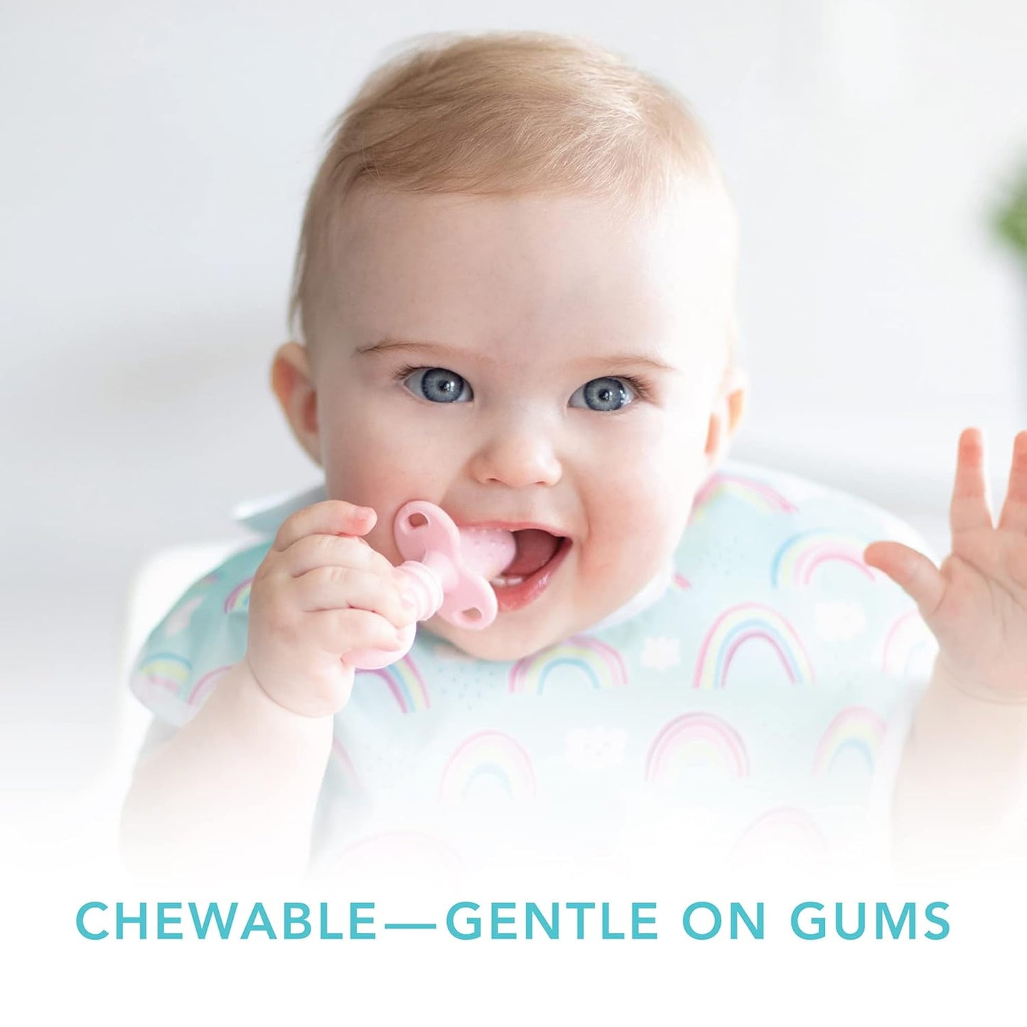 Bumkins Baby Utensils Set, Chewtensils Silicone Spoons for Dipping, Self-Feeding, Baby Led Weaning, Trainer Learning, First Stage Eating, Soft Practice Fork and Spoon, Babies 6 Months, Purple