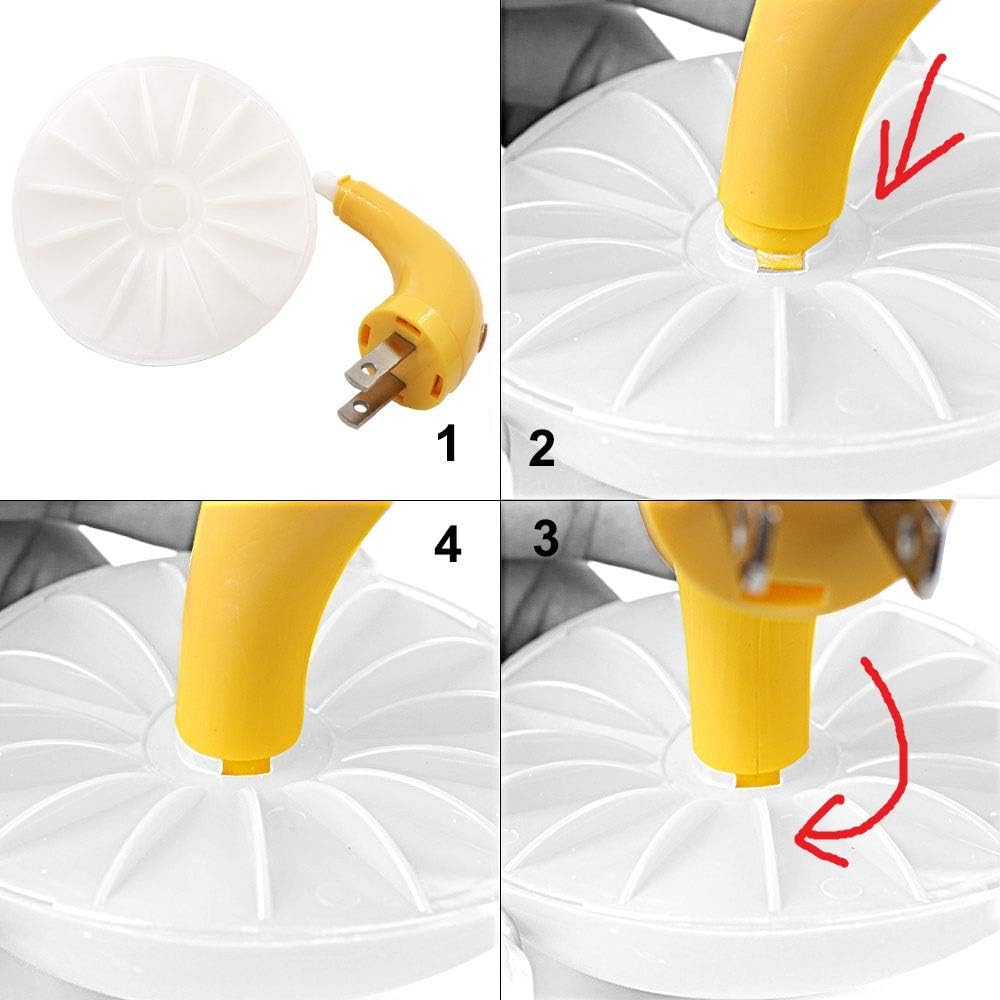 AUSAYE 3 Pack Sensor LED Night Light Plug in Lamp Mushroom Night Light for Adults Kids NightLight Bedroom,Bathroom,Toilet,Hallway,Stairs,Kitchen,Basement Warm White