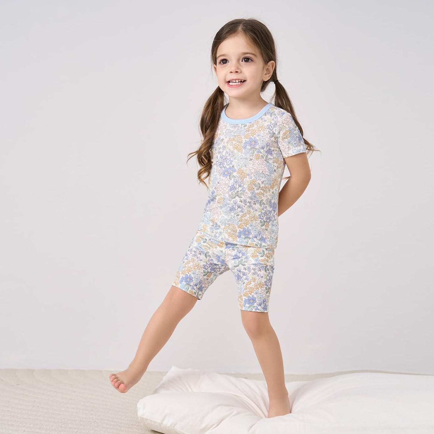 pureborn Baby Toddler Kids Viscose from Bamboo Pajamas Set Pjs 2pcs 18M-8Y