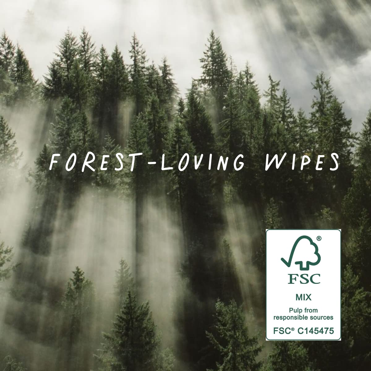 JOONYA Unscented Baby Wipes — Plant-Based, Fragrance-Free Diaper Wipes | Hypoallergenic, Non-Toxic, Compostable & Biodegradable Wet Wipes for Sensitive Newborn Skin | 3 Packs of 80 Wipes (240 Total)