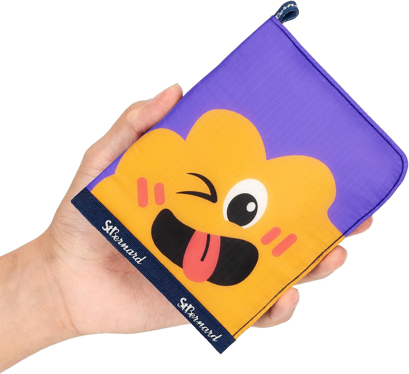 StBernard First Aid Kit for Kids, Small Pocket Size Medical Kit with Cute Bnadages, Tools for Daily Emergencies, Organized Pouch for Toddler & Children, Home, Camping, Travel, Playground(Purple)