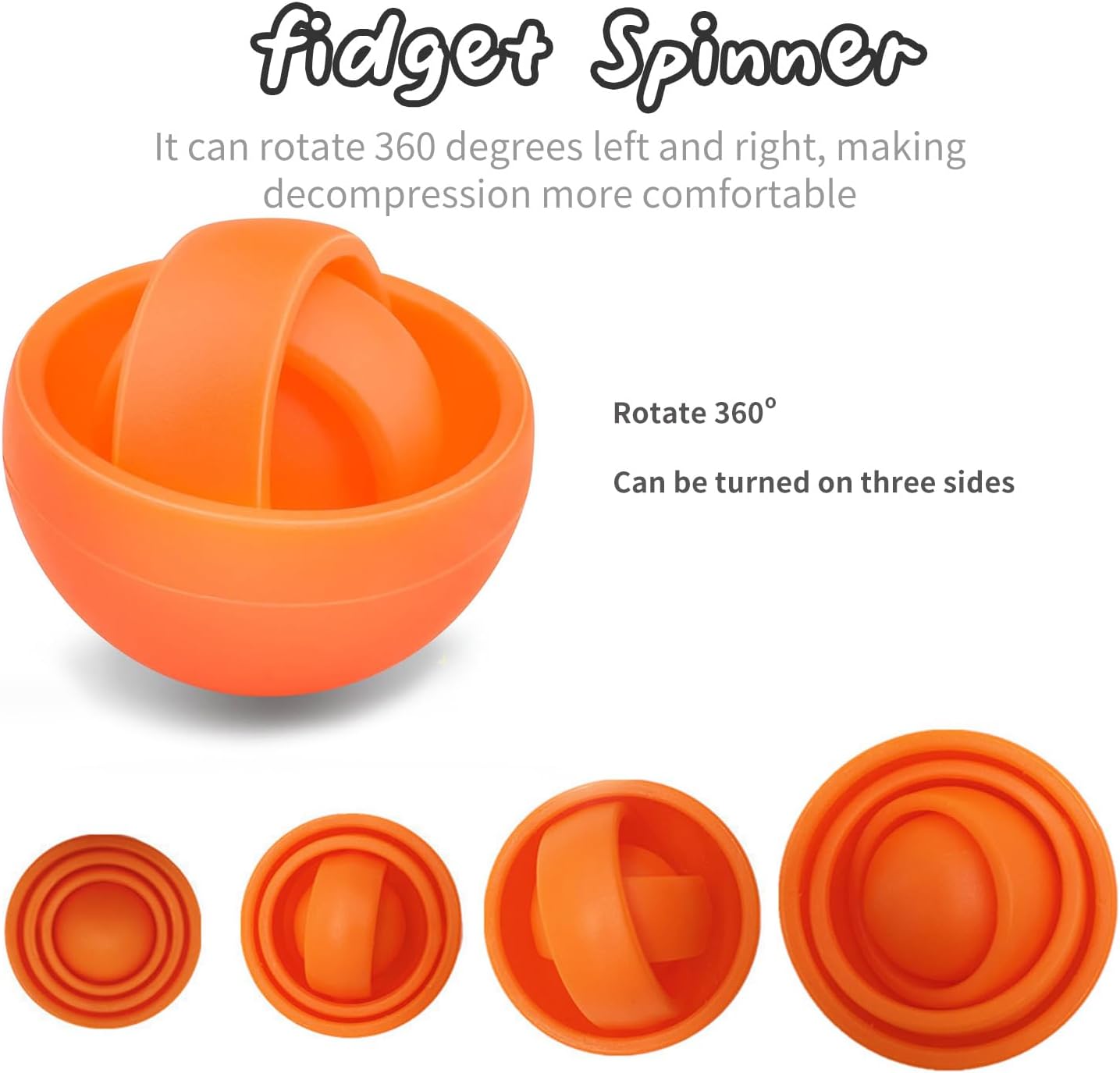 Fidget Toys, 3D Teen Boys Fidgets Spinners, Relief Stress and Exercise Fingers Hand Ball Fidgets Gyroscope, Best Gifts for Boys, Girls, Adult Birthday Games