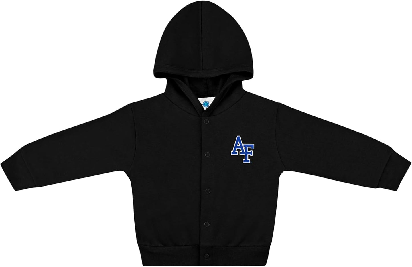 Creative Knitwear College Baby Snap Hooded Jacket - Team Logo, Multiple Colors, for Boys & Girls, (0-24 Months)