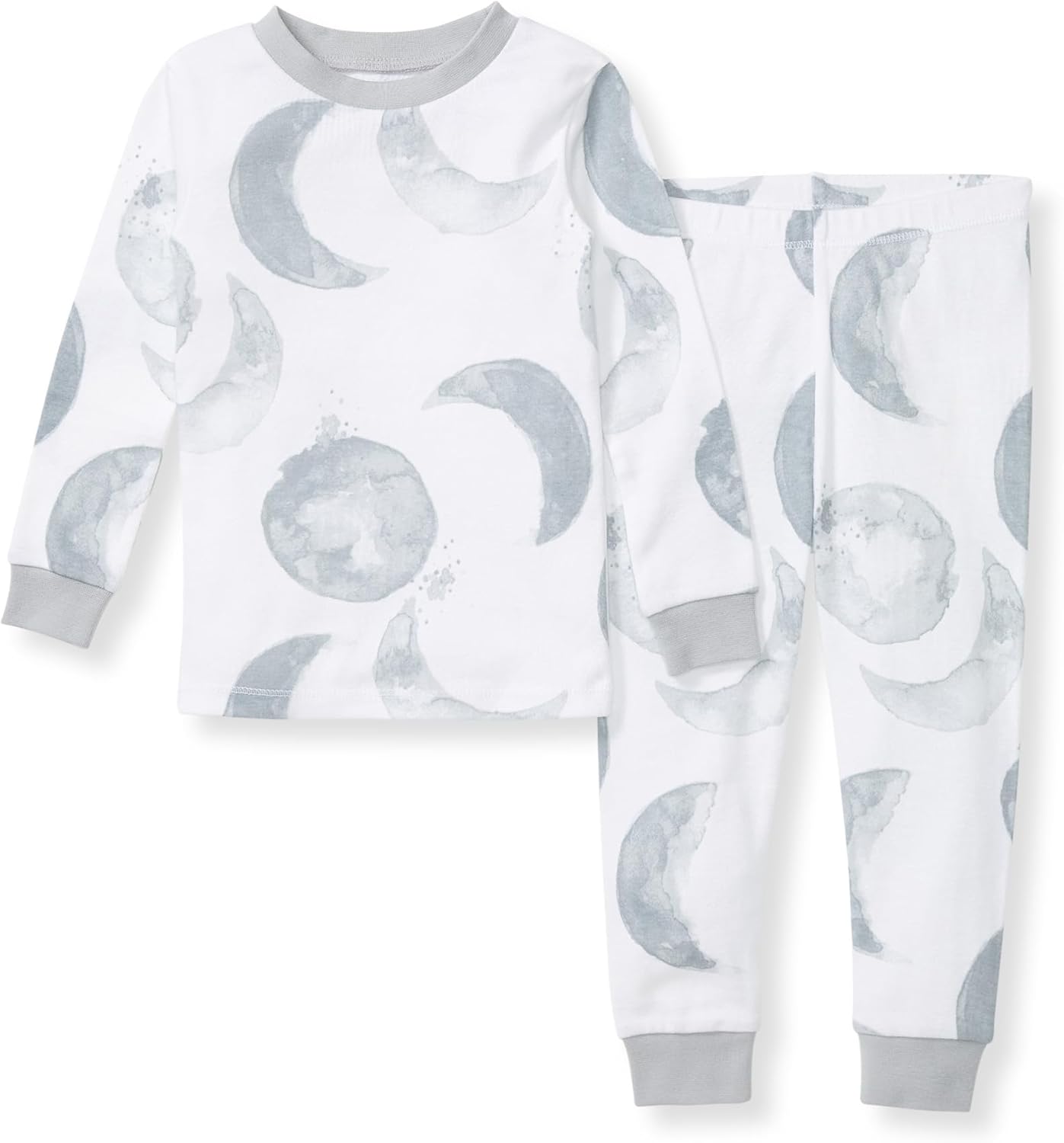 Burt's Bees Baby Boys' 2-Piece Long Sleeve Tee and Pants Organic Cotton Pajama Set