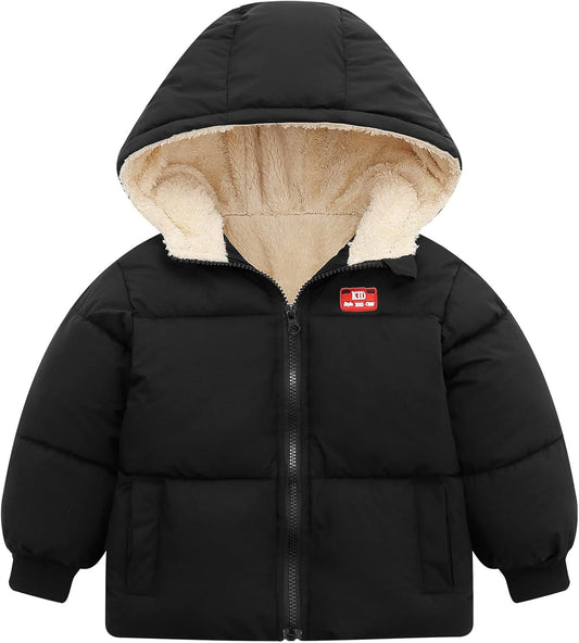 UNICOMIDEA Baby Winter Coat with Hooded Toddler Boys Girls Puffer Jackets for 12M-5T