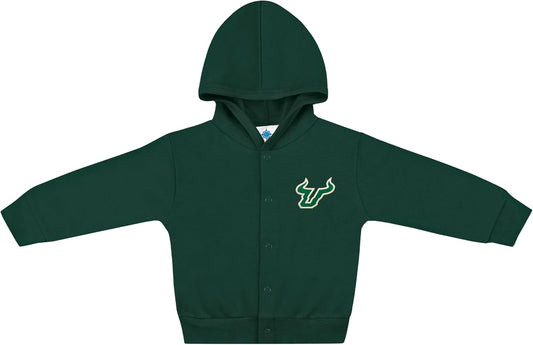 Creative Knitwear College Baby Snap Hooded Jacket - Team Logo, Multiple Colors, for Boys & Girls, (0-24 Months)
