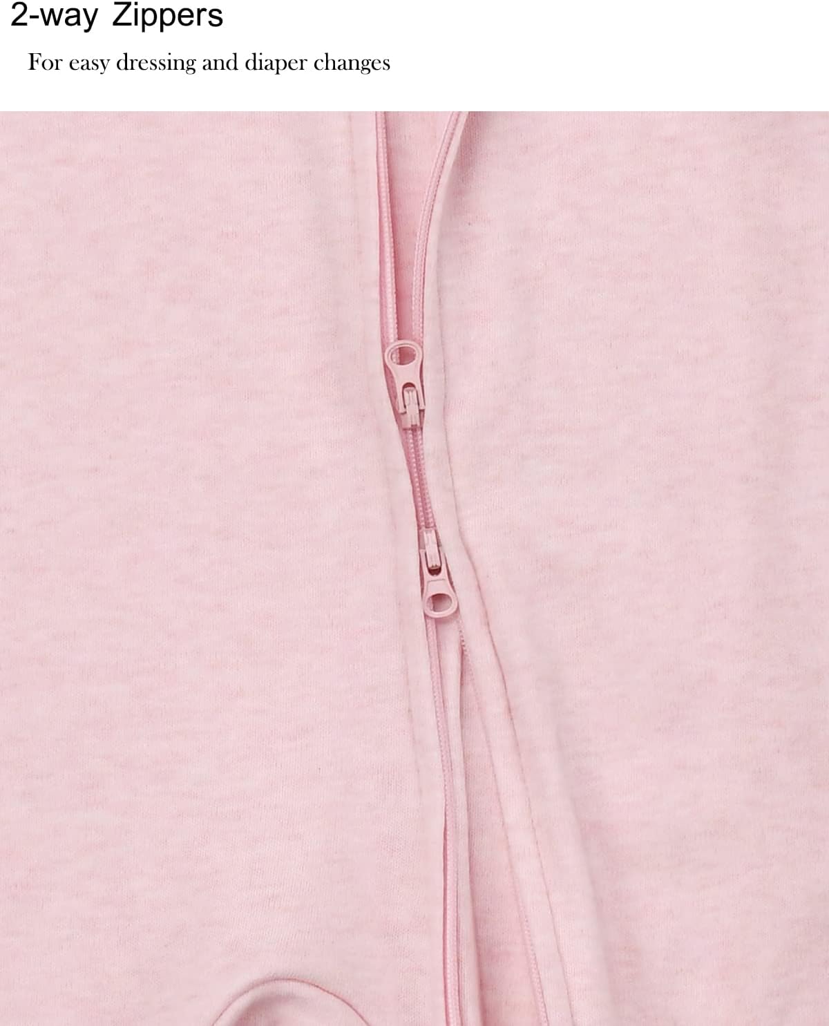 Aablexema Baby Footie Pajamas with Mittens - 3Pcs Infant Footed Sleeper Cotton Sleepwear Outfits