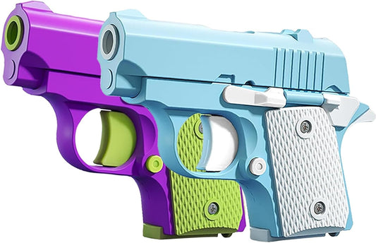 Fidget Toys for Adults, 3D Printed Small Pistol Toys, Stress Relief Pistol Toys Suitable for Relieving ADHD, Anxiety, Suitable Toys for Friends Adults and Kids Best Gift