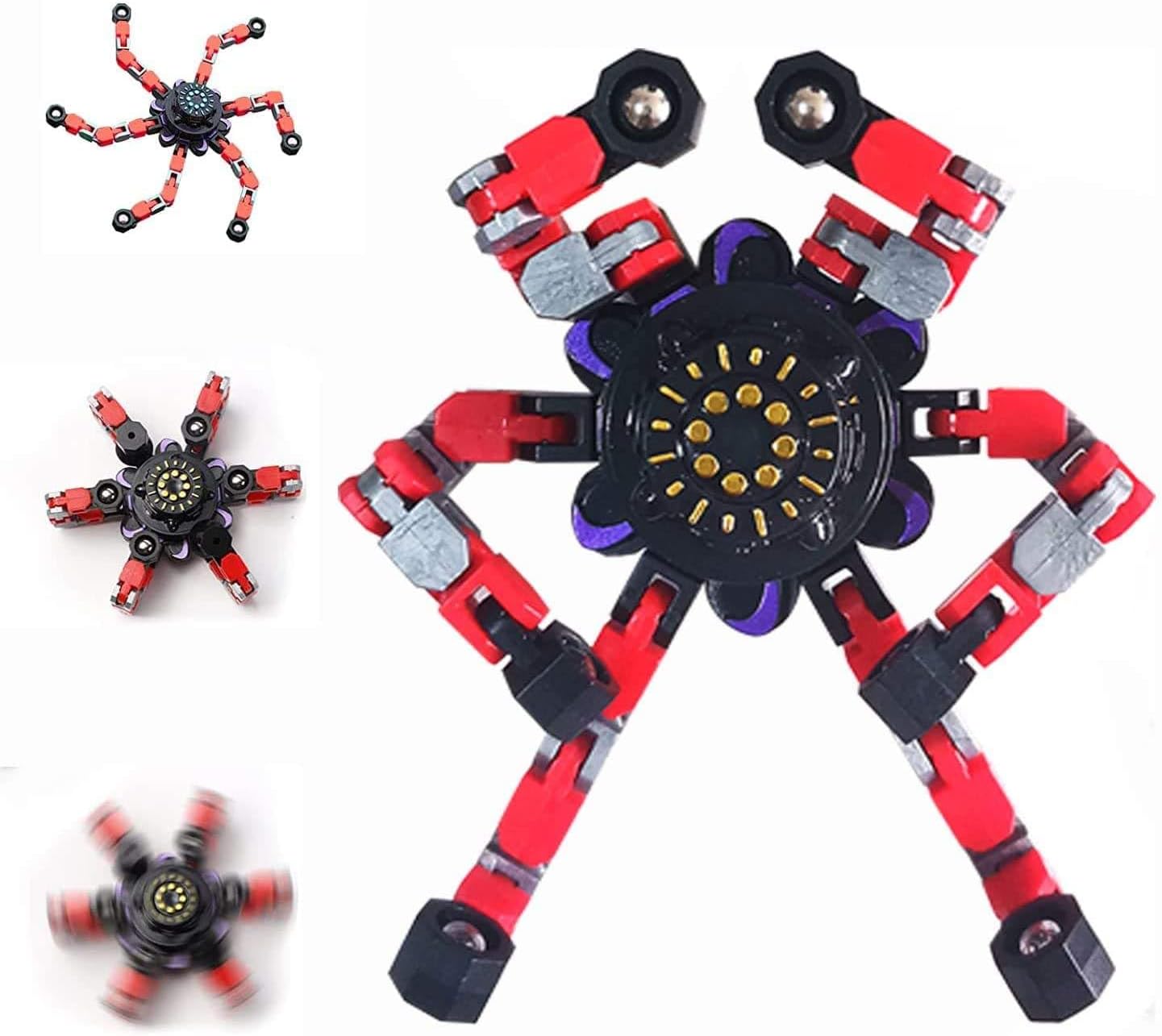 2024 New Fidget Toy Robot Spinners Sensory Toy (Purple)