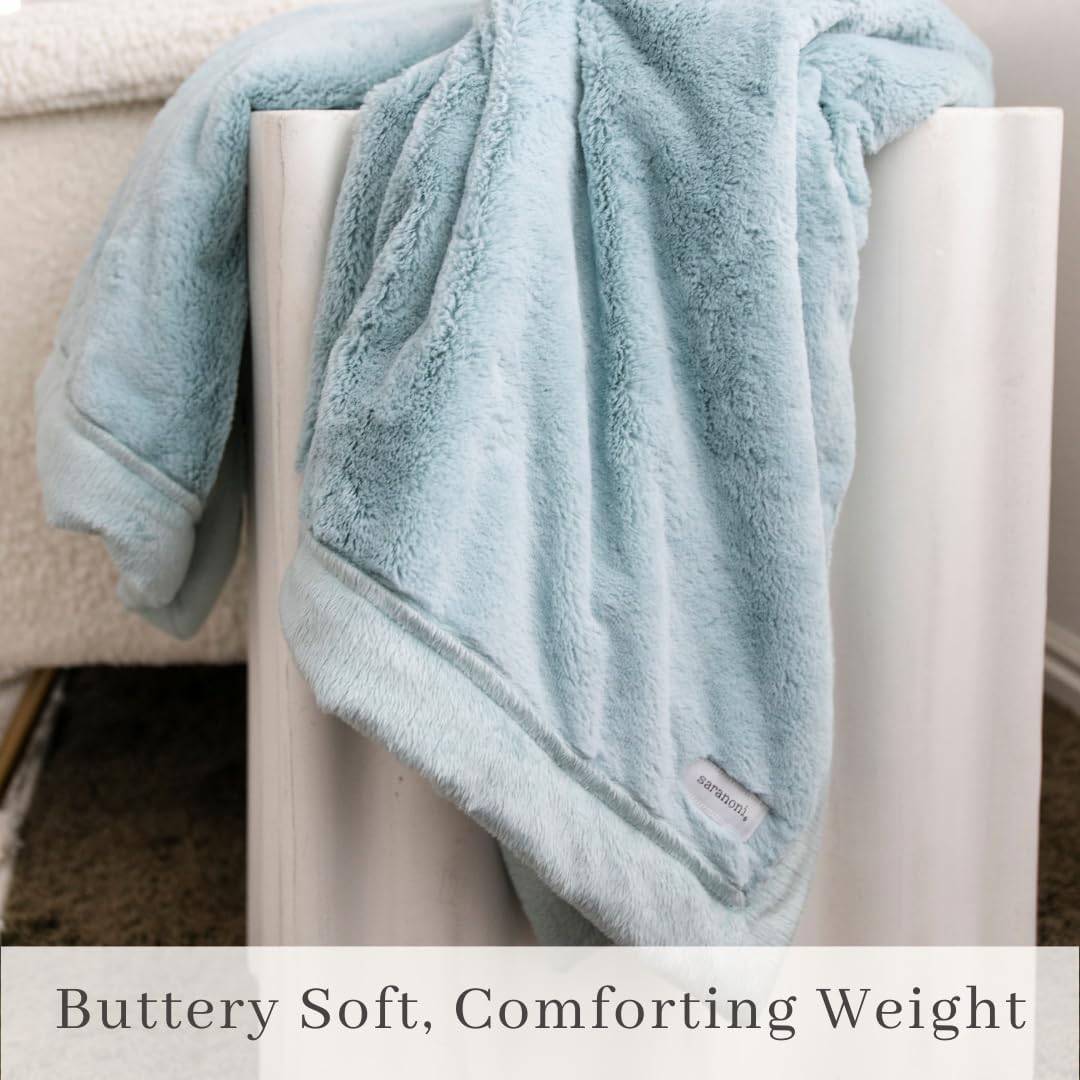 SARANONI Receiving Blankets for Babies Super Soft Boutique Quality Lush Luxury (Dew, Receiving 40" x 30”)