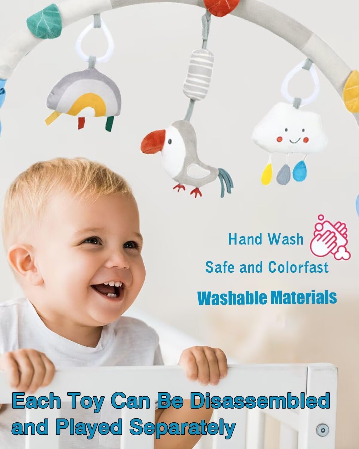 Pau1Hami1ton Baby Stroller Arch Toys, Car Seat Toys,Bouncer Toy Bar.S-19(Bird)