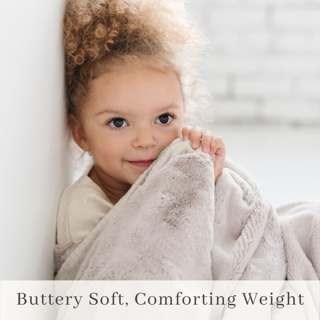 SARANONI Receiving Blankets for Babies Super Soft Boutique Quality Lush Luxury Baby Blanket (Feather, Receiving Blanket 40" x 30")