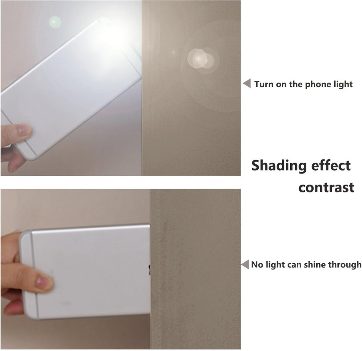 NICETOWN Taupe 100% Blackout Curtains 45 inches Long, Thermal Insulated Full Blackout 2-Layer Lined Curtains, Energy Efficiency Window Draperies for Dining Room (2 Panels, 42-inch W)