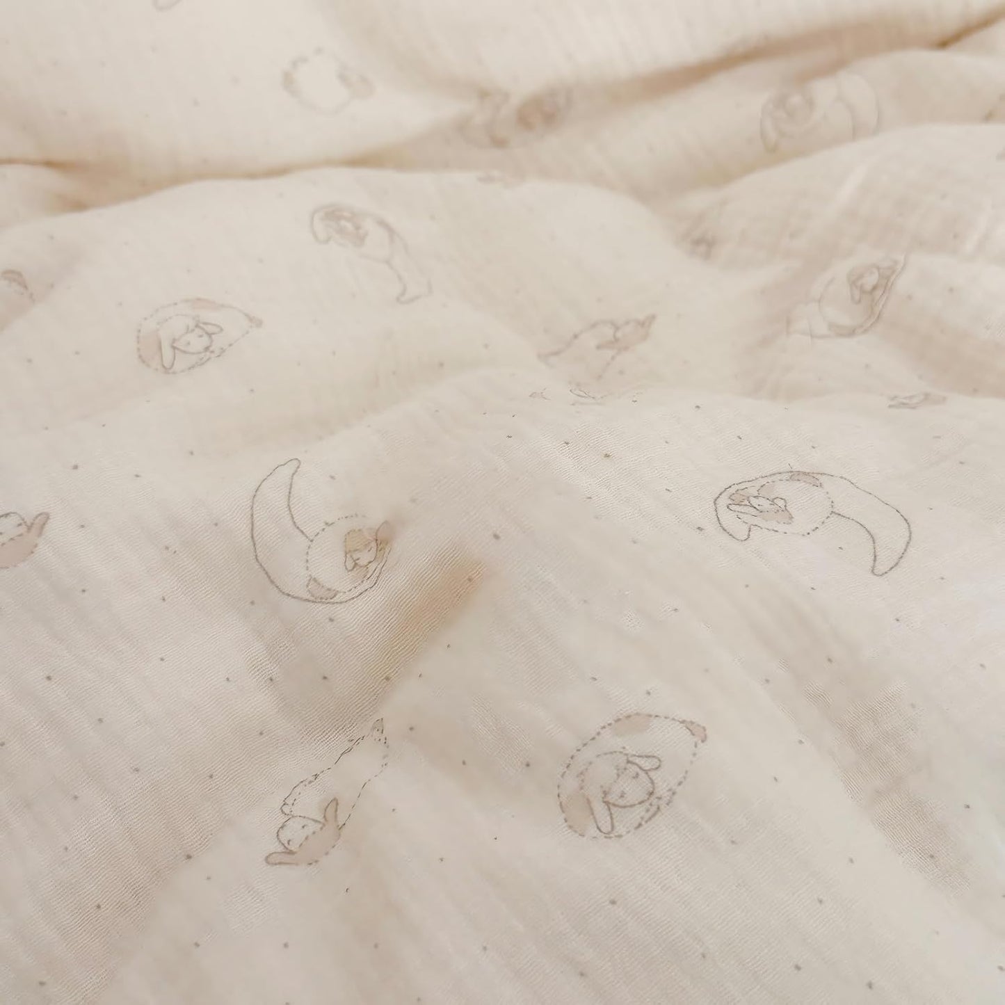 BuLuTu Muslin Toddler Pillow Case, 14"x20", Envelope Closure, 100% Cotton, Girls Boys Pillow Cover, Cute Sheep Pattern Kids Pillowcase Fit for Pillows 12"x16"/13"x18"/14"x19", 1 Pack