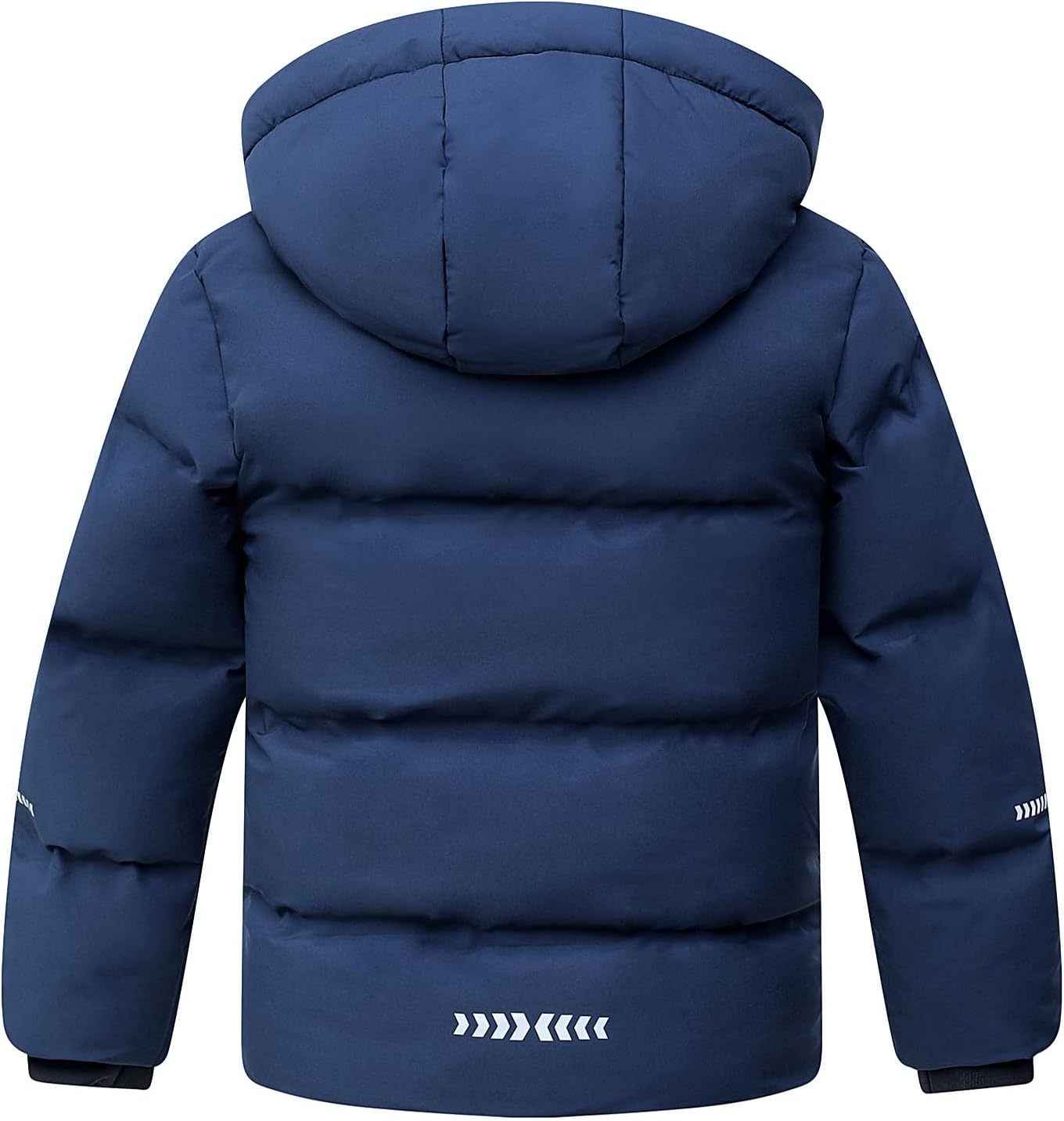 Kids Boy's Winter Coat Fleece Lined Waterproof Jacket Puffy Cotton Coat Thick Hooded Down Outdoor Coats