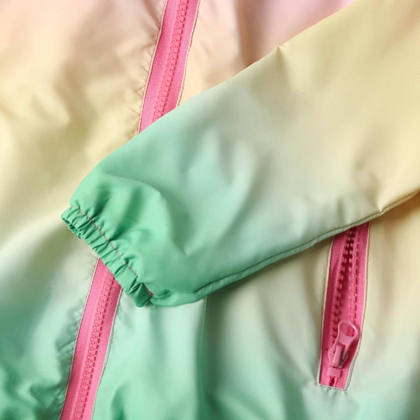 WELAKEN Lightweight Jacket for Girls Kids & Toddler II Girls' Print Water-Resistant Jacket