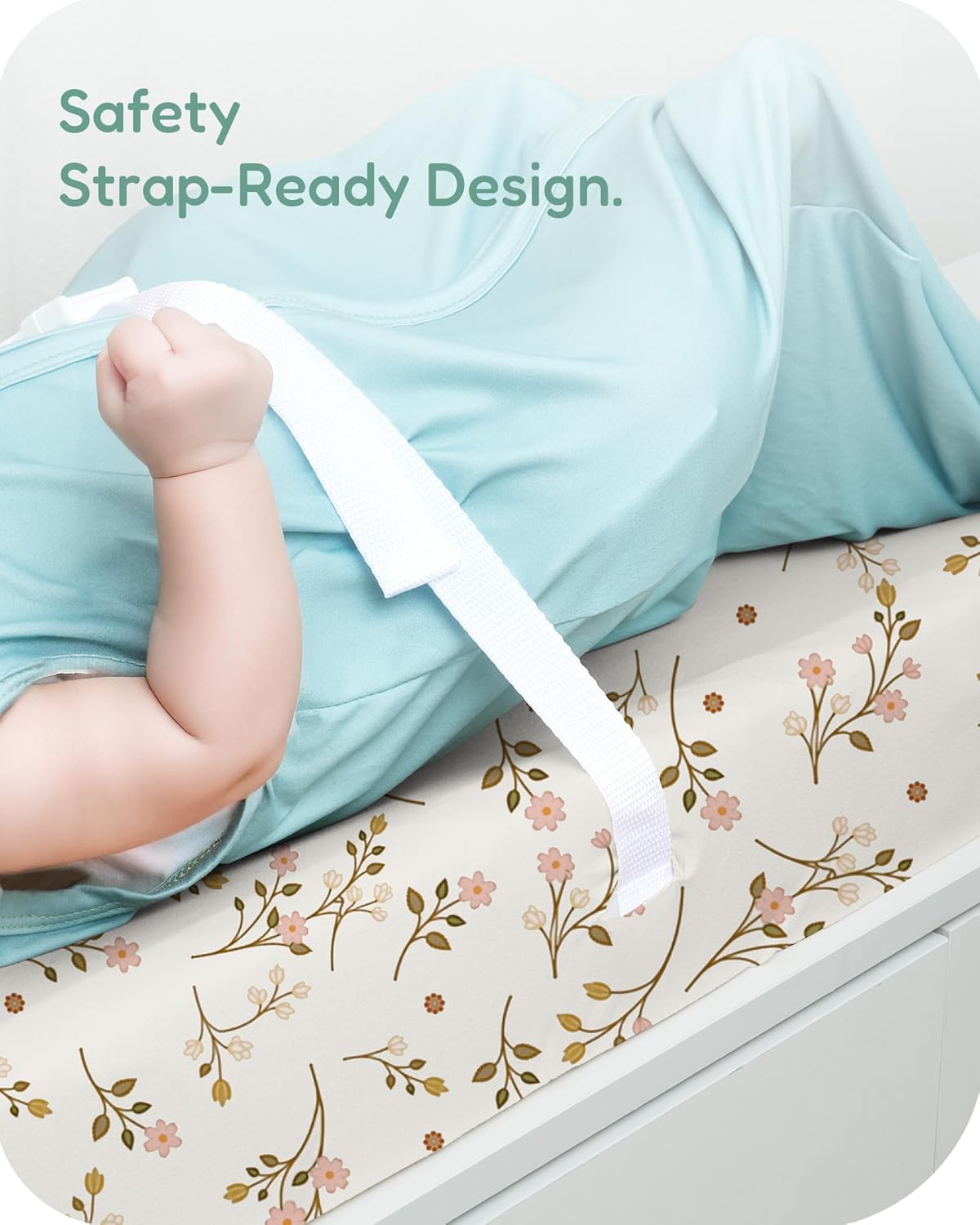 Extra Stretchy Changing Pad Cover, Ultra Soft Premium Jersey Knit Changing Pad Sheets, Unisex for Boys Girls, Fits All Standard Changing Tables/Dresser Tops - 2 Pack