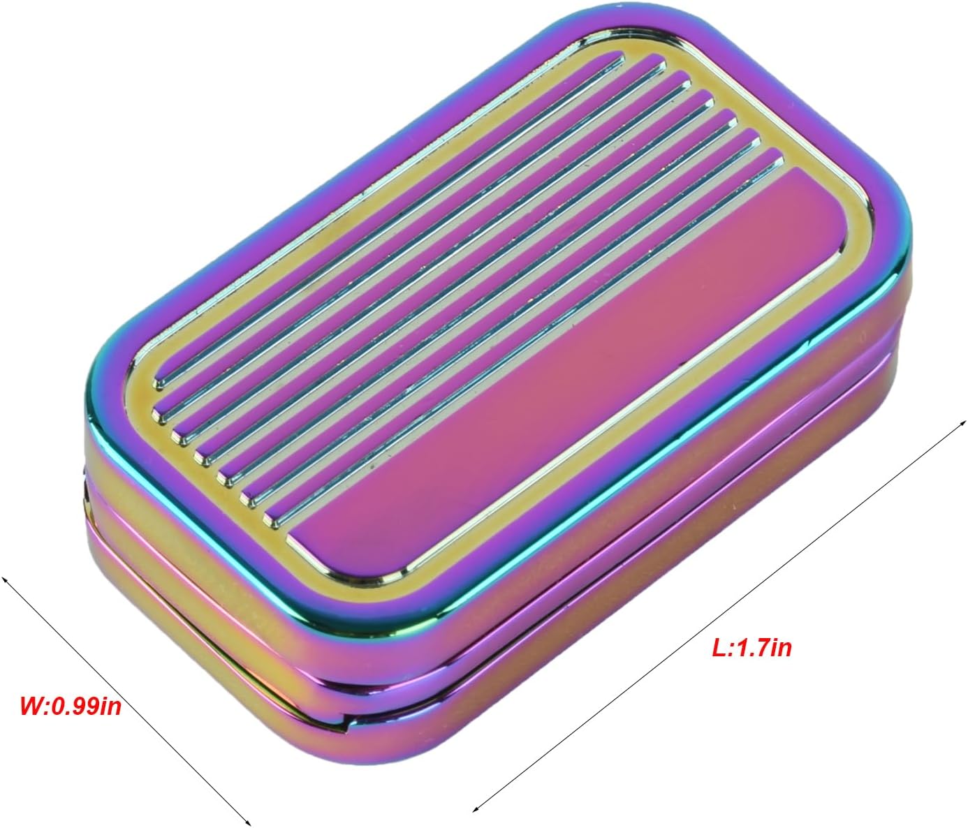 CP3 Metal Fidget Slider Metal Fidget Toys Adults Stress Relief Toy Fidgets for Adults Magnetic Fidget Slider for Adults（EDC Fidget Slider-CP3 X）