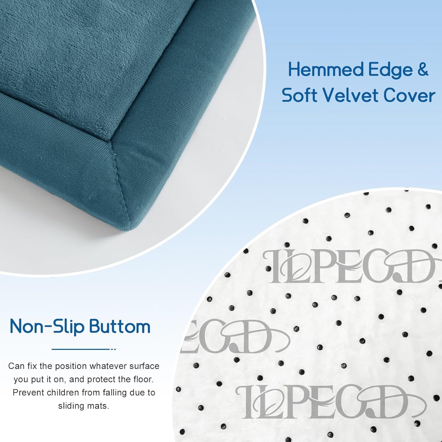 Baby Play Mat 1.2" Thick Memory Foam Nursery Rug Area Rug, 9’2” X 6’7” Yoga Mat Playmat Crawling Mat for Baby,Toddlers, Infants, Kids,Floor Mat Tatami Mat for Living Room with Non-Slip(Green)