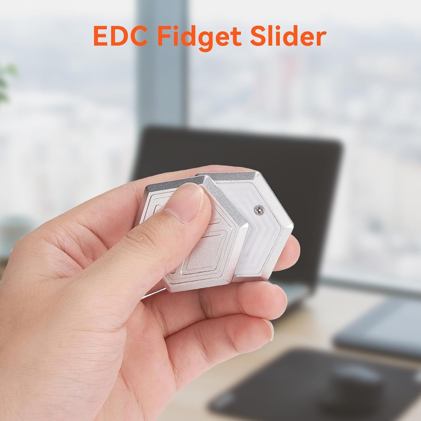 Magnetic Fidget Toys - Metal Fidget Slider, EDC Adult Stress Relief Fidget Toys, Hexagonal Design Office Desk Toys, for Adult