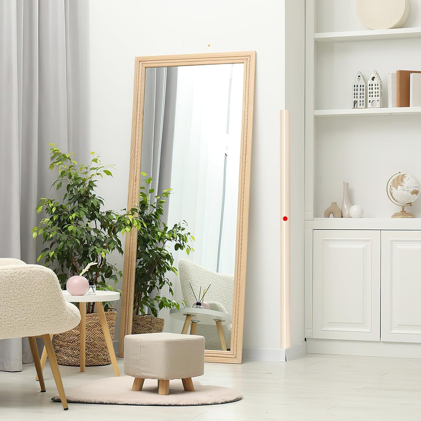 2PCS Wall Corner Protectors Guards - Self Adhesive Corner Protector & Corner Guards for Walls Edge Protection, Easy to Apply - No Tools Needed(Beige, 47.24"x1.18")