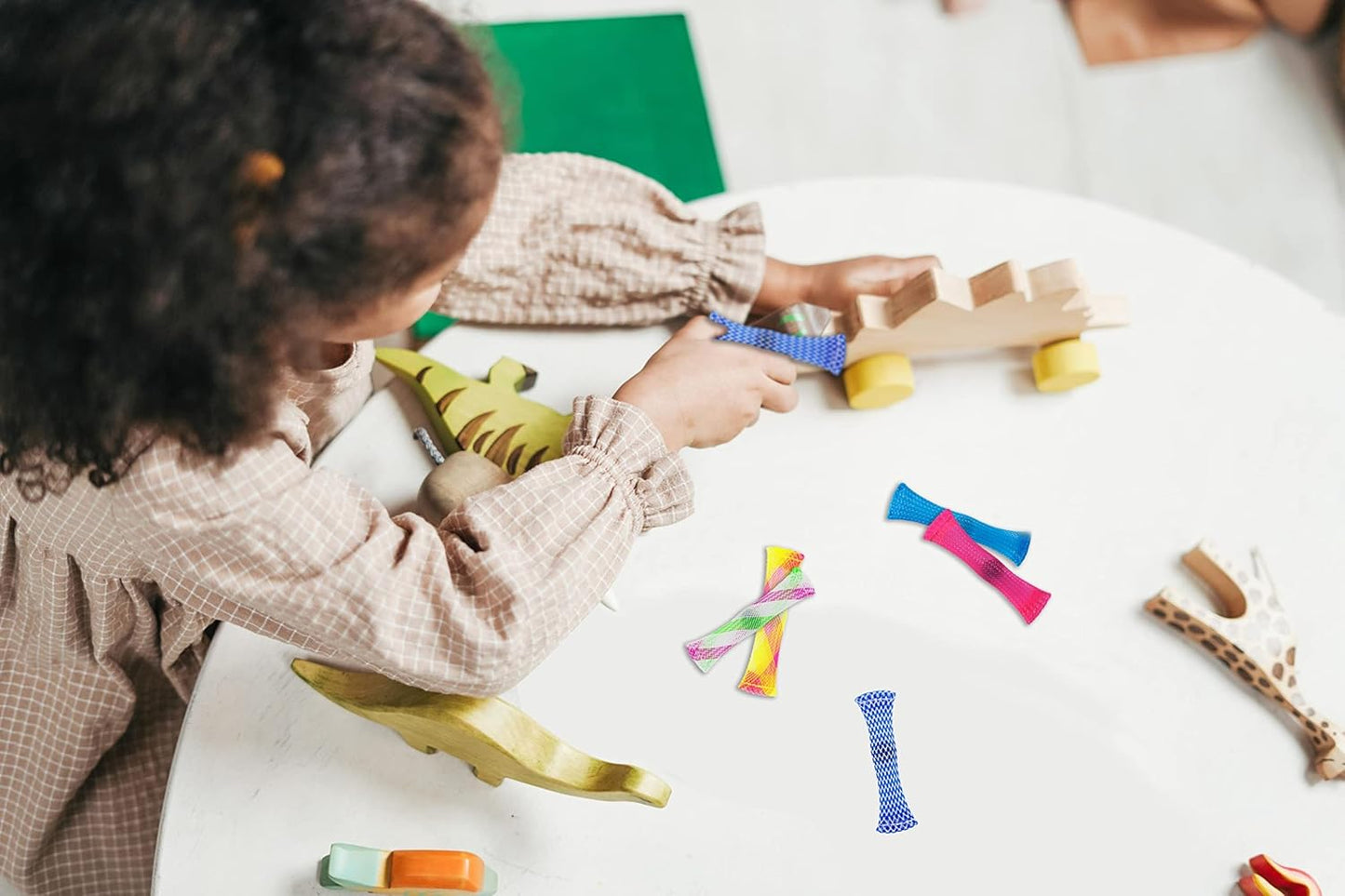 12 Pack Stress Relief and Anxiety Relief Fidget Toys,Marble Mesh (6 Color)