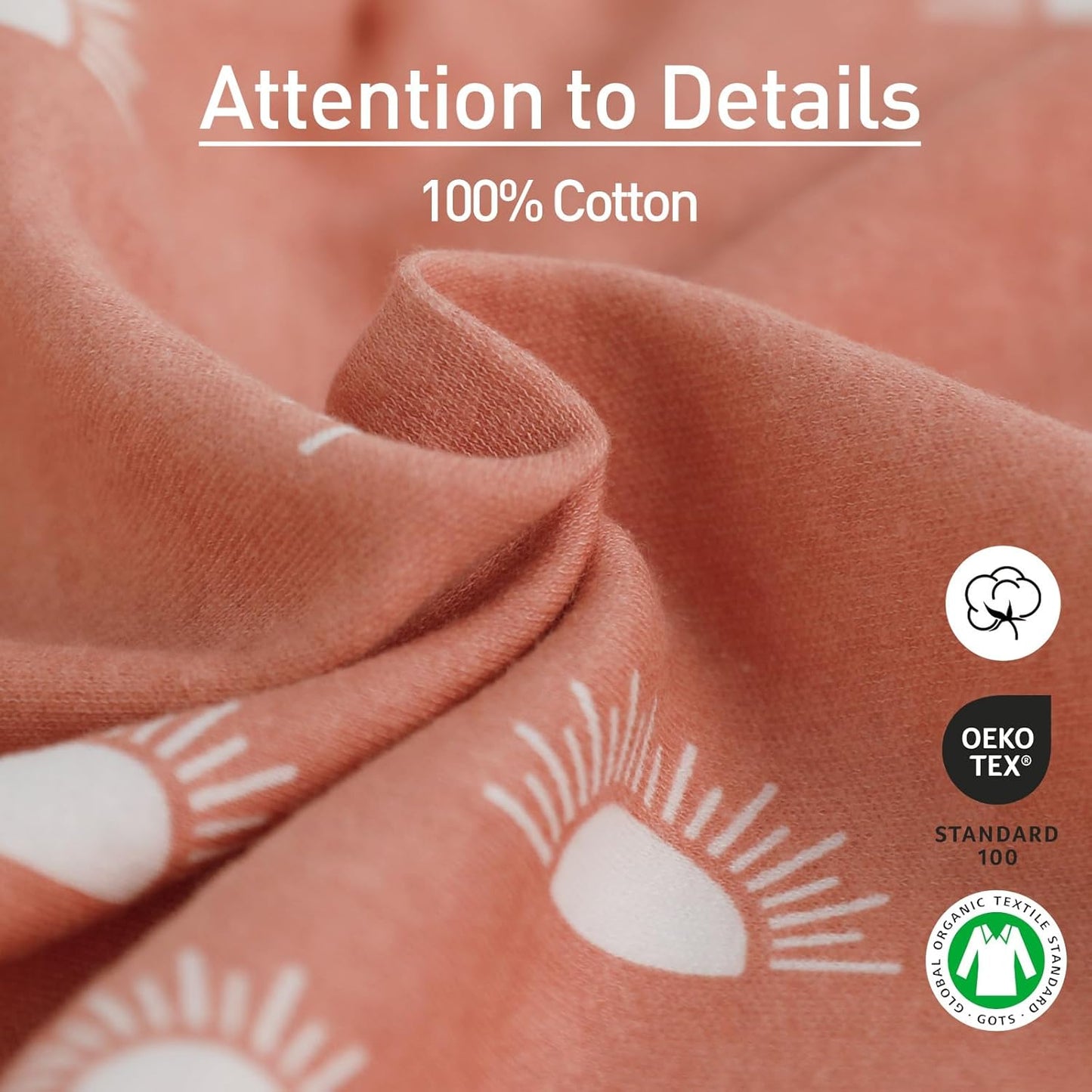 GLLQUEN BABY 3-Pack Baby Swaddle Sleep Sacks for Newborn - Baby Swaddles 3-6 Months, Infant Swaddling Sack, Rainbow & Sun, Newborn Swaddle Blanket Wrap(Medium/Large)