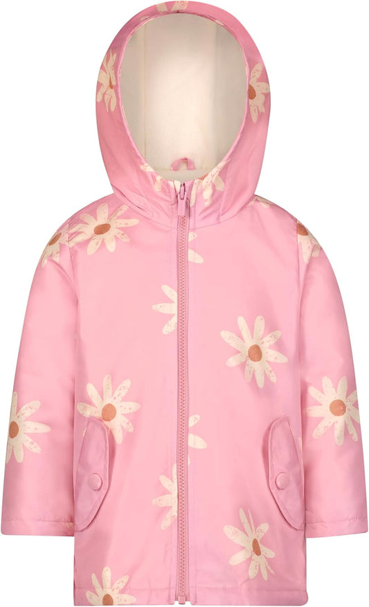 Carter's Toddler Girls Midweight Jacket, Warm, Hooded, Water-Resistant Winter Coat