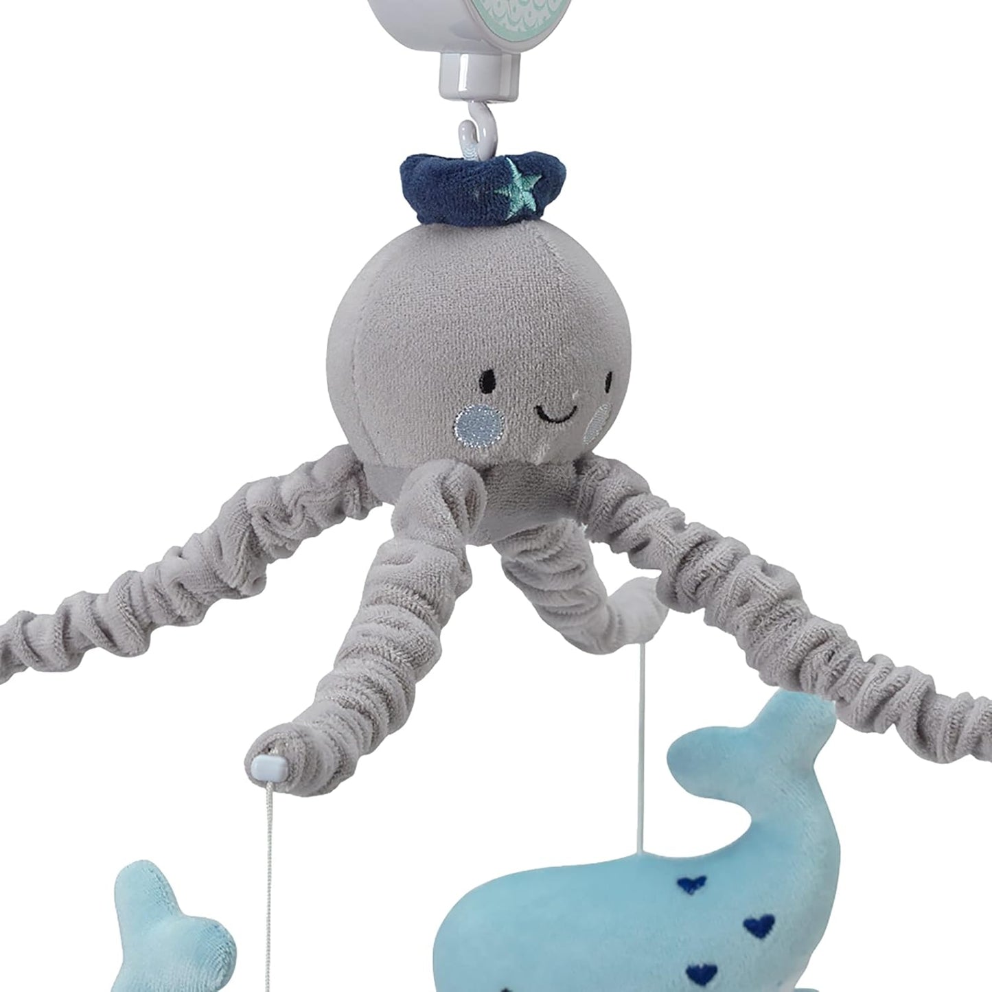 Lambs & Ivy Oceania Musical Nursery Crib Mobile - Ocean, Whale, Underwater Theme
