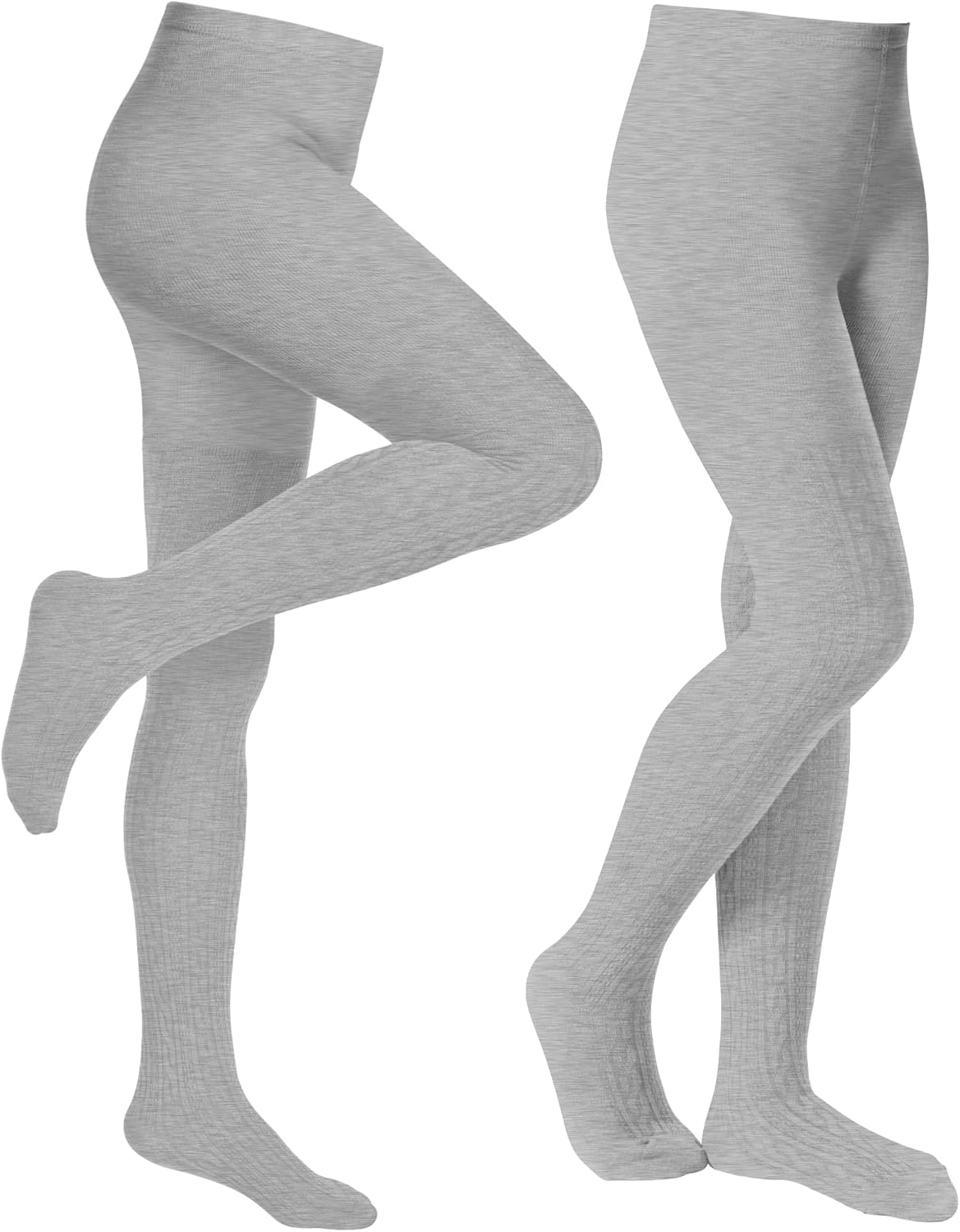 Baby Girls Tights Cable Knit Toddler Leggings Winter Solid Cotton Tights School Stockings 2 Pack 2T-12 Years