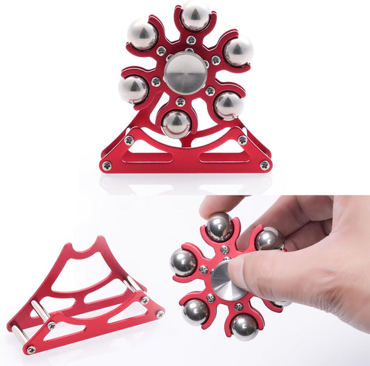 Desk-Fidget-Toys for Ferris-Wheels-Spinner: 4mins Kinetic-Metal-Spinner, Cool-Gadgets-Stuff for Kid Children Teen Adult EDC-Toy, ADHD Tools Stress Relief for Office Home School Men Woman Christmas