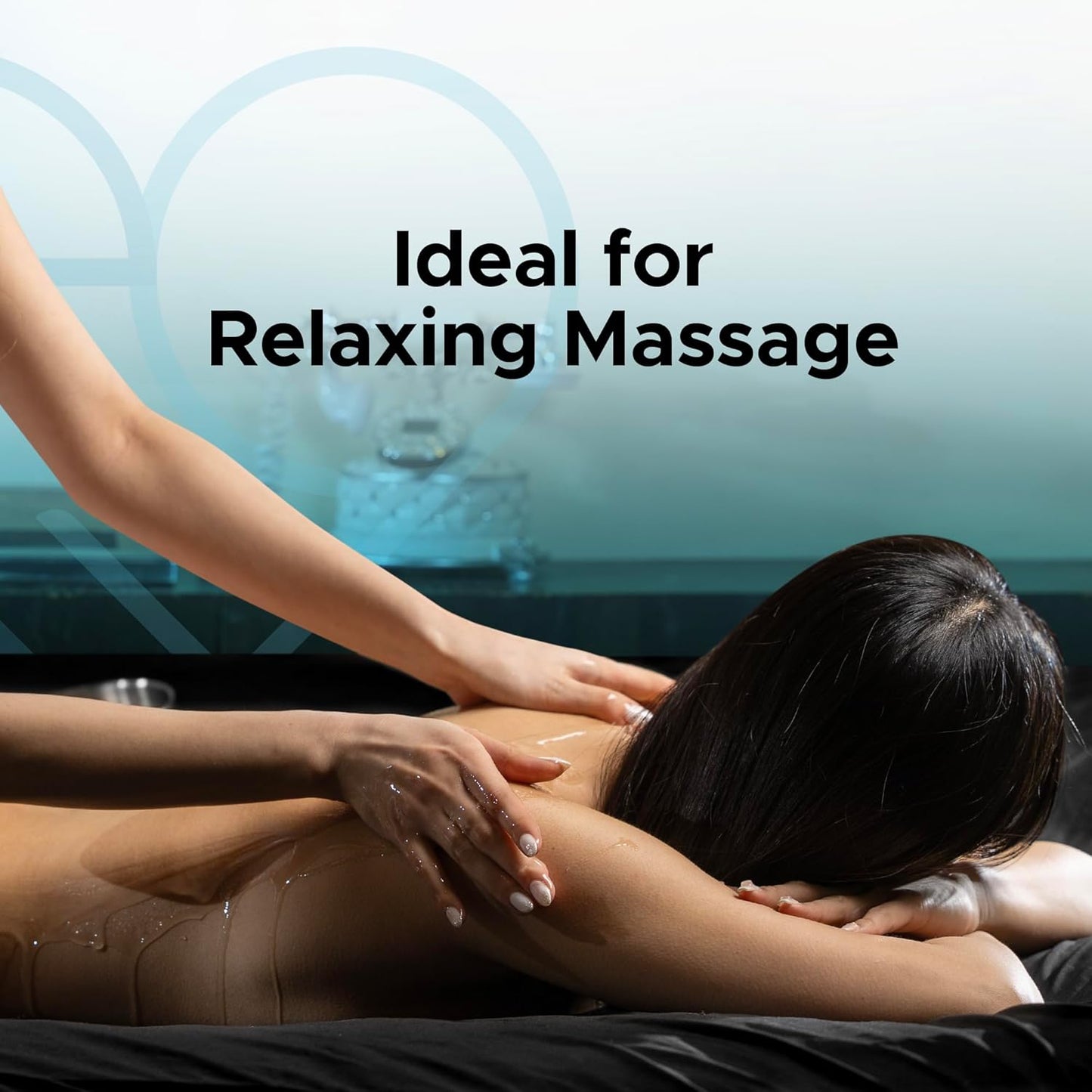 Black Waterproof Flat Play Sheet (79”x79”), Mattress Topper, Protector Cover, Safe with Oil, Water-Based, & Silicone-Based Massage Products, Hypoallergenic, Noiseless, Machine Washable