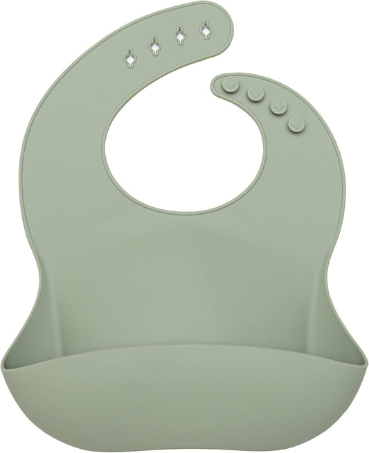 Loulou Lollipop Soft, Waterproof Silicone Feeding Bib