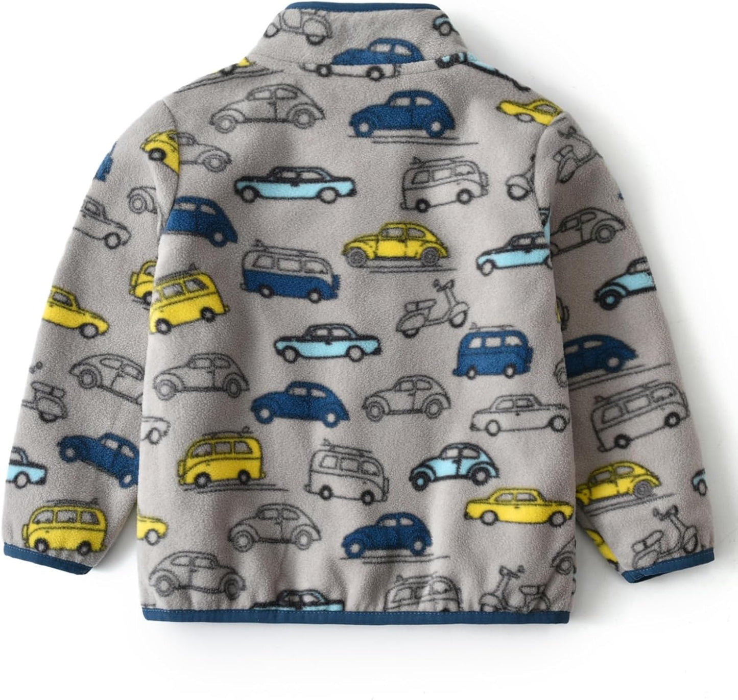 Toddler Fleece Jacket Kids Lightweight Outerwear Boys Girls Long Sleeve Fall Spring Coat 2-12 Years