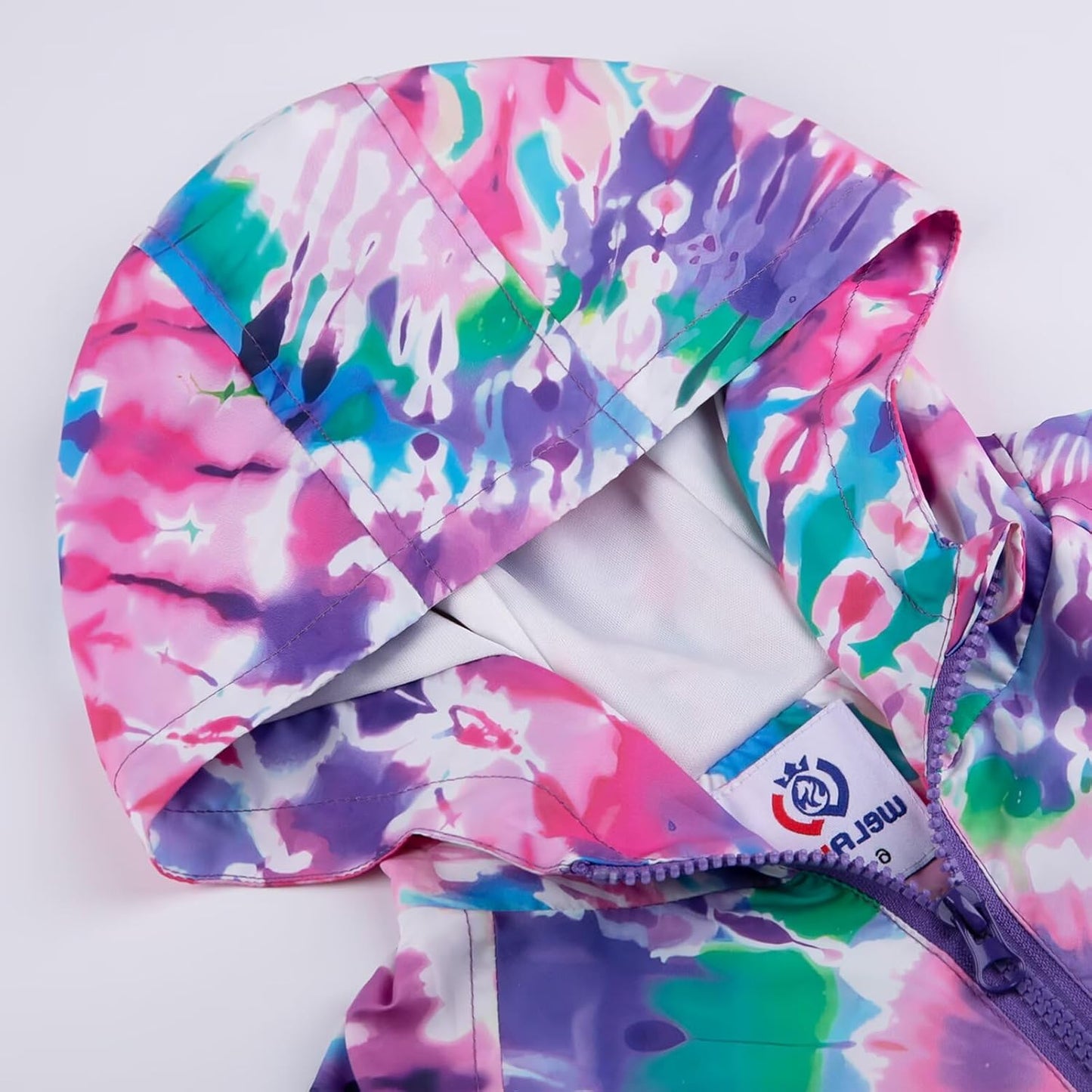 WELAKEN Lightweight Jacket for Girls Kids & Toddler II Girls' Print Water-Resistant Jacket