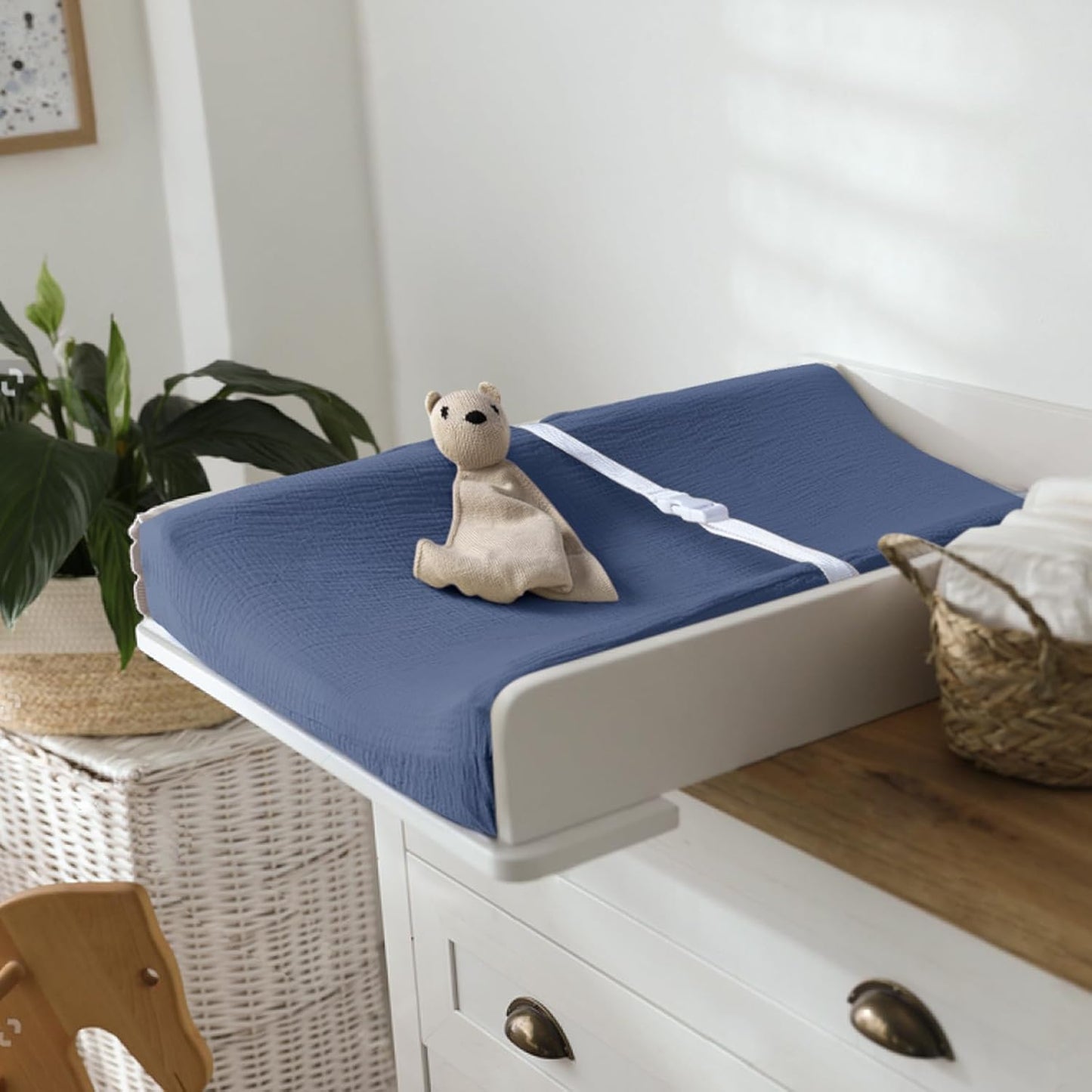 lulumoon Baby Changing Pad Cover: Muslin Diaper Changing Table Pad Cover - Changing Pad Sheets for Girls Boys