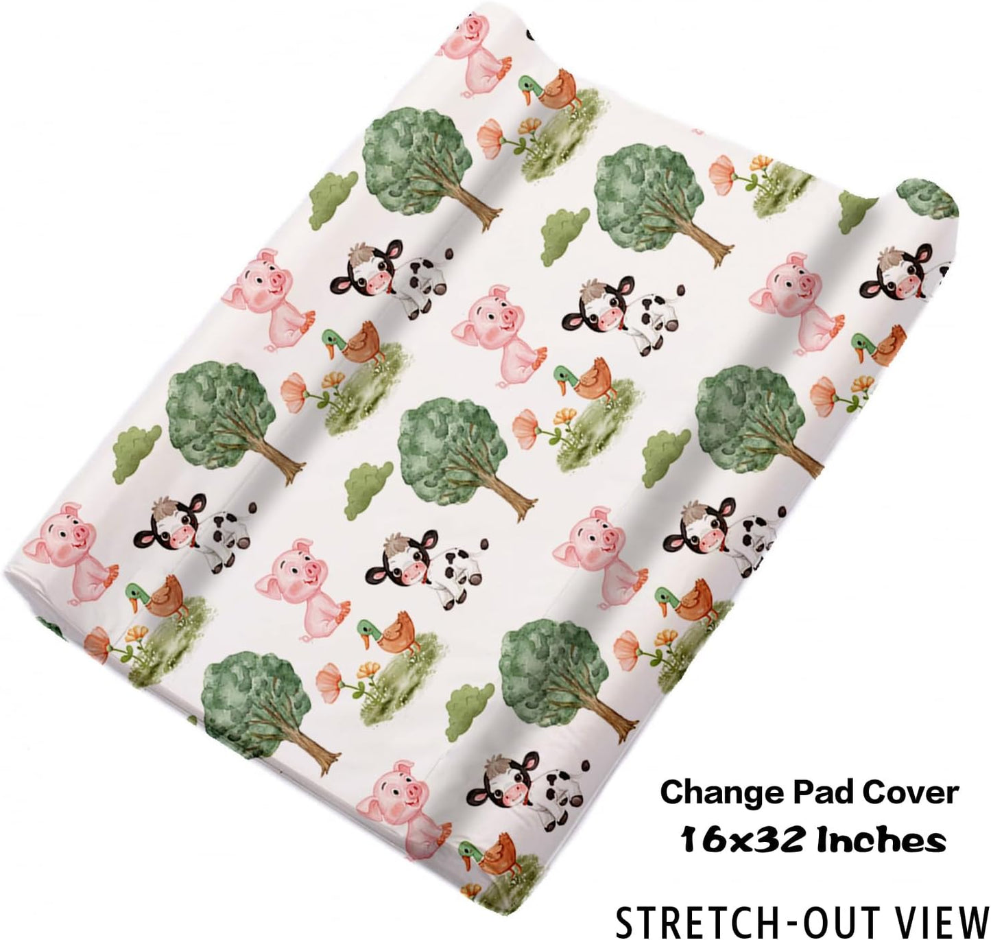 Custom Nursery Crib Bedding Set: Personalized Name 4 Piece Animal House Design Baby Crib Sets for Girls - Toddler Double Layer Blanket Set, Comfortable Crib Bed Sheets for Baby Toddlers